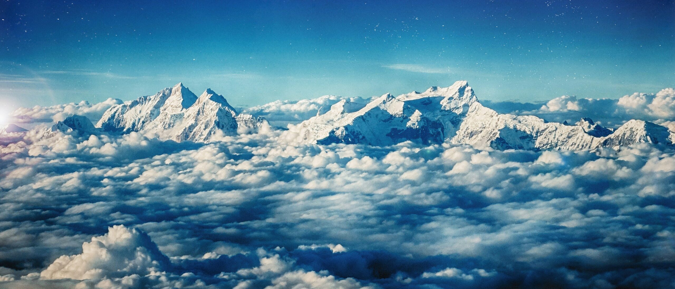 God’s Window - A view of the majestic Annapurna Massif range in the Himalayas of Nepal